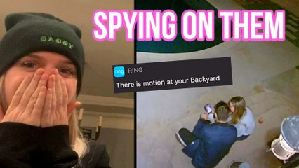SPYING ON MY BEST FRIEND'S DATE | *SECURITY FOOTAGE*