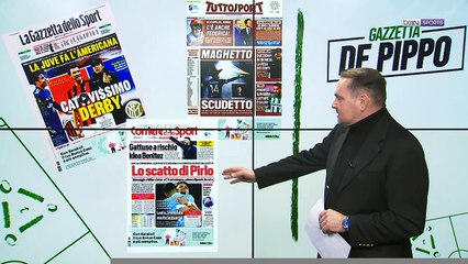 Gazzetta de Pippo : La Juve rit, l'AC Milan et l'Inter pleurent