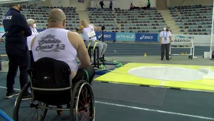 Les lanceurs de poids David Ornaque et Jean-François Maitre au Meeting Elite Indoor de Miramas
