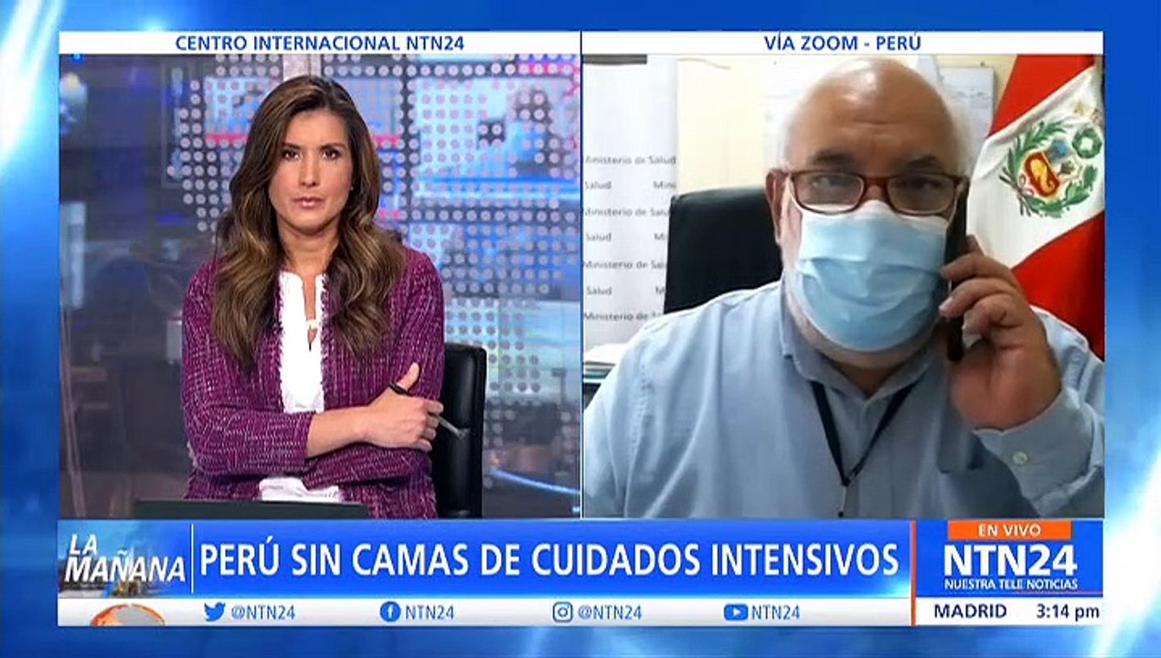 Defensoría del Pueblo en Perú advirtió que no queda ninguna cama para cuidados intensivos en Lima