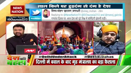 Desh Ki Bahas : प्रशासन और किसानों दोनों से चूक हुई : शिव कुमार कक्काजी