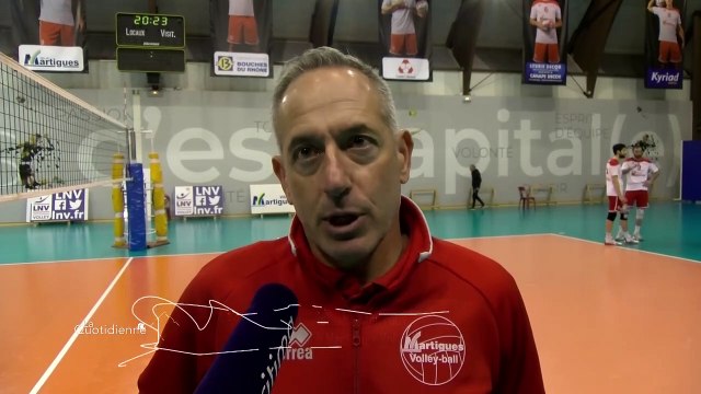 Christophe Charroux avant le déplacement de Martigues Volley à Fréjus