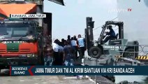 Pakai KRI Banda Aceh, TNI AL dan Jawa Timur Kirim Bantuan Gempa Sulbar dan Banjir Kalsel