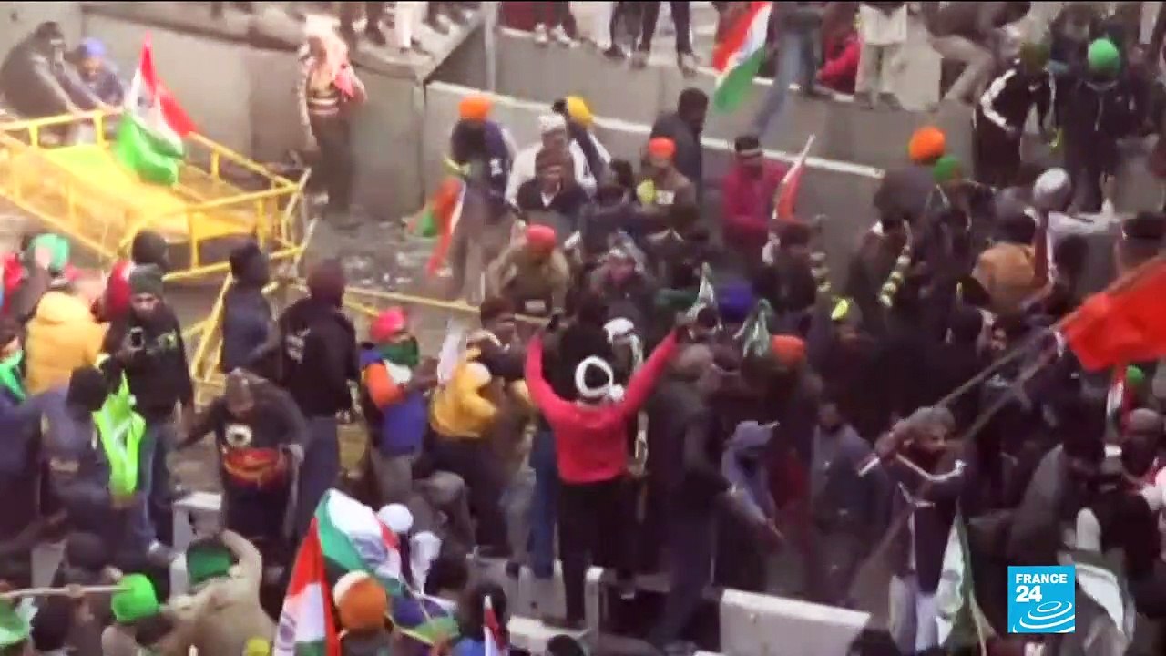 Clashes break in India as farmers disrupt Republic Day celebrations with protest over farming reform