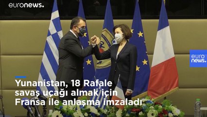 Yunanistan 18 Rafale savaş uçağı almak için Fransa ile anlaşma imzaladı