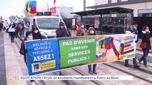 EDUCATION / Profs et étudiants manifestent à Tours et Blois