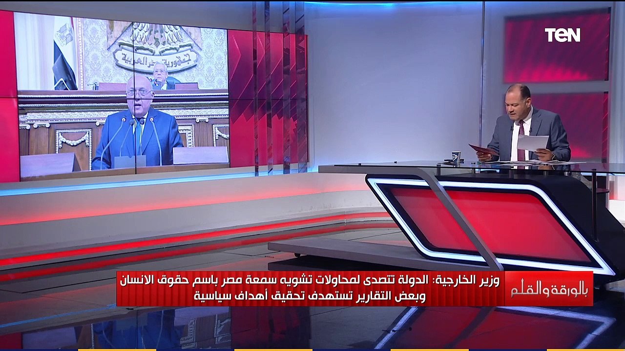 الدولة تتصدى لمحاولة تشويه سمعة مصر..ماذا قال وزير الخارجية أمام البرلمان عن حقوق الإنسان؟الديهي يوضح