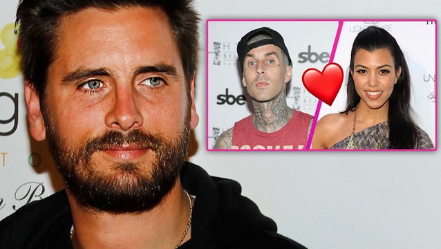 Scott Disick Reacts To Kourtney Kardashian & Travis Barker Dating