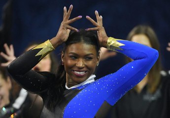 Watch Nia Dennis' Latest Viral Gymnastics Routine That's All About "Black Excellence"