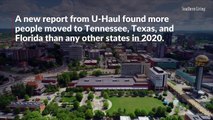 More People Moved to Tennessee and Texas Than Any Other States Last Year, According to U-H