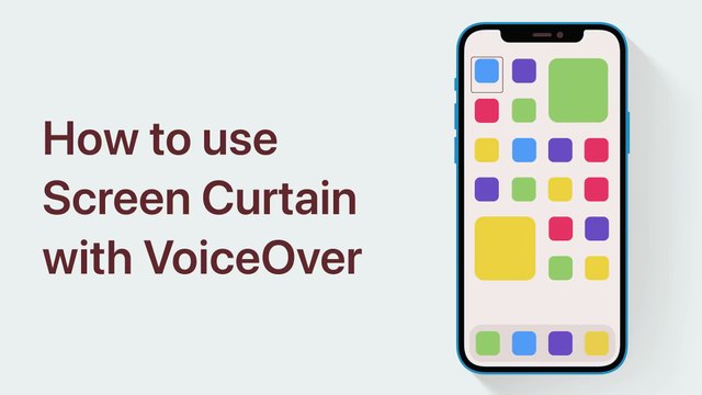 Comment utiliser Rideau d'Écran avec VoiceOver sur iPhone, iPad, ou iPod touch — Apple Support