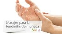 Masaje para la tendinitis de muñeca