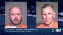 Manhunt continues for escaped inmates