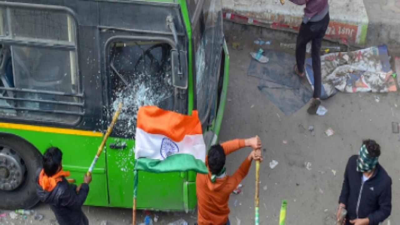 Violence in tractor parade, FIR against 12