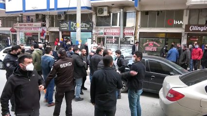 Bafra’da iş yeri kurşunlandı