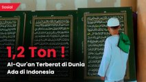 Pondok Pesantren di Bogor Menyimpan Al-Qu'ran Raksasa dari Pelepah Pisang dan Lempengan Baja