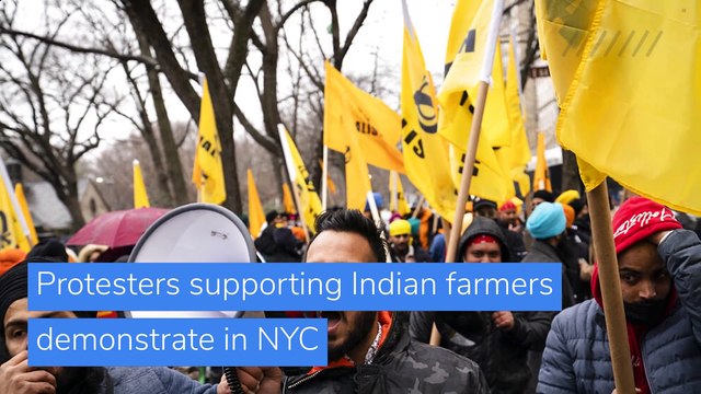 Protesters supporting Indian farmers demonstrate in NYC, and other top stories in US news from January 27, 2021.