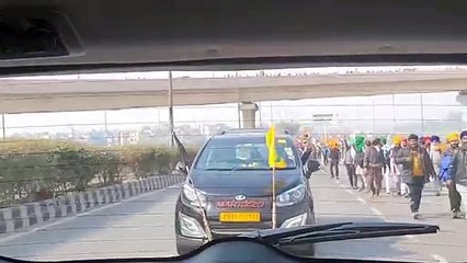ਲਾਲ ਕਿਲੇ ਵਾਲੀ ਸੜਕ 'ਤੇ ਚੜ੍ਹ ਗਏ Sukhpal Khaira on road to Lal Kila in Tractor Parade in Delhi