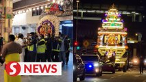 Thaipusam: Silver Chariot arrives at Nattukotai Chettiar Temple in Penang under strict SOP