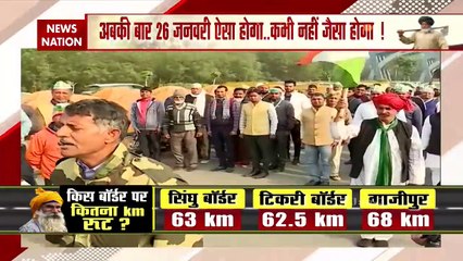 राजपथ पर 'जय जवान' तो सड़क पर 'जय किसान'