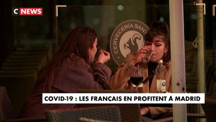 Covid-19 : les Français profitent à Madrid
