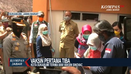 Kota Sukabumi Terima 6000 Vaksin Sinovac