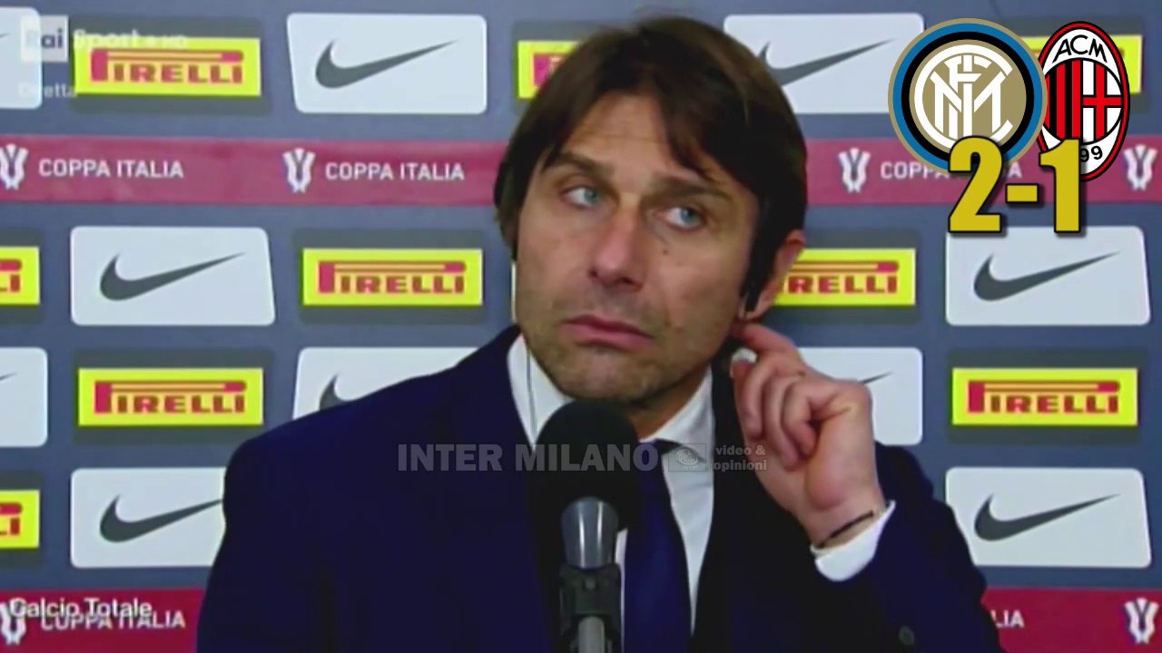 INTER-MILAN 2-1 | QUARTI DI COPPA ITALIA | LE DICHIARAZIONI DI ANTONIO CONTE NEL POST-MATCH