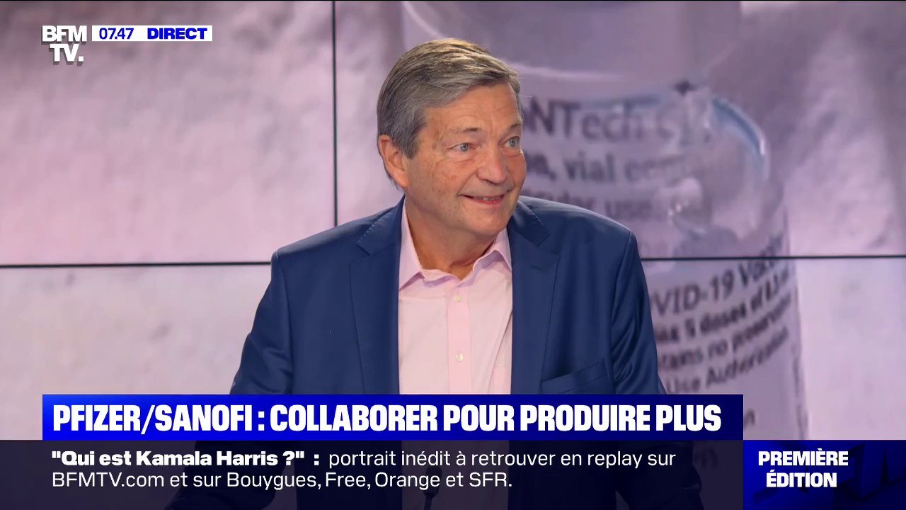 Le virologue Christian Bréchot juge l'accord entre Sanofi et Pfizer-BioNTech "intelligent"