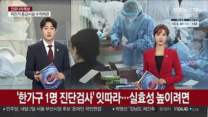 '한가구 1명 진단검사' 잇따라…실효성 높이려면