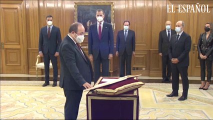 Iceta y Darias juran sus cargos como nuevos ministros de Politica Territorial y Sanidad