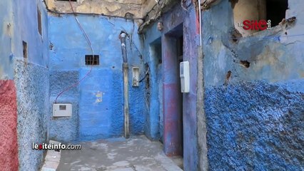 سقط جزء من سقفه على امرأة وطفل.. منزل آيل للسقوط  يهدد حياة أسرة وسط المدينة القديمة بالبيضاء