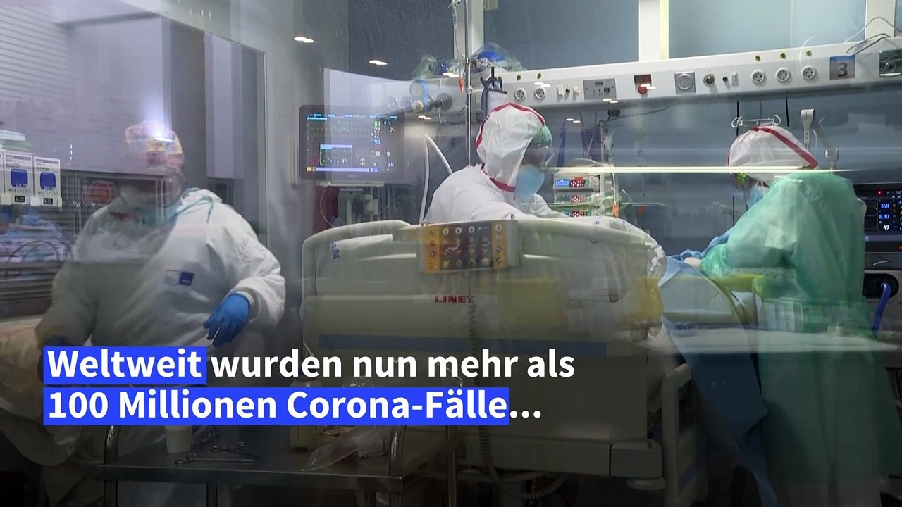 Weltweit mehr als 100 Millionen Corona-Fälle