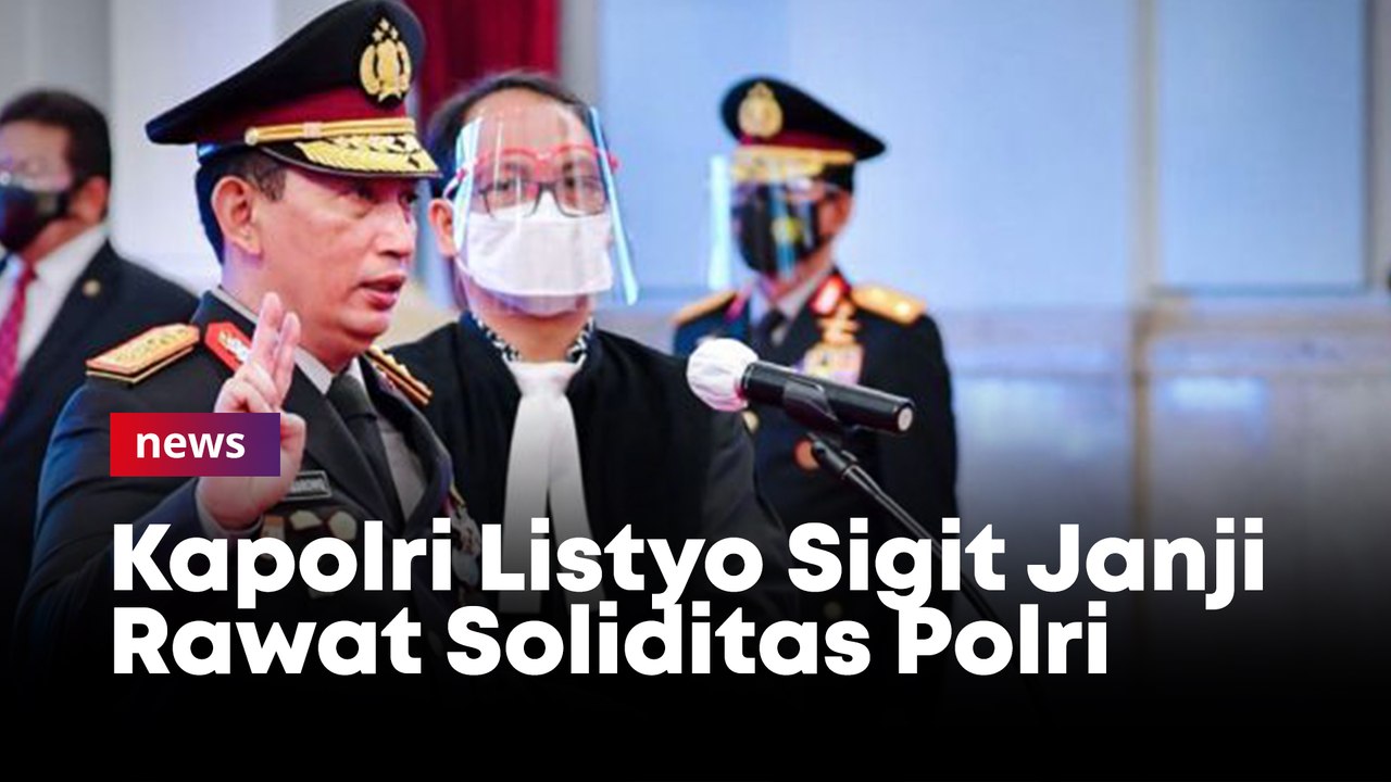 Kapolri Listyo Sigit Janji Rawat Soliditas Polri Warisan Idham Azis