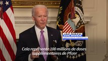 Etats-Unis: Biden annonce 200 millions de doses supplémentaires pour doper la vaccination