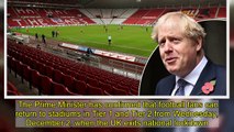 Boris Johnson confirms when Sunderland fans will discover if they can return to Stadium of Light