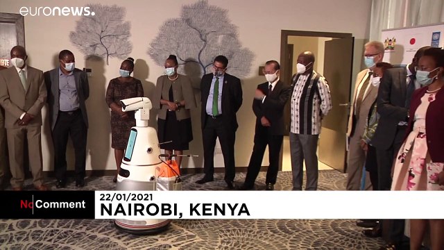 Японские роботы прибыли в Кению для борьбы с COVID-19