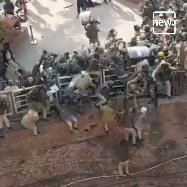 When Protectors Turn Victims: Delhi Police Helpless As Protesters Attack Them