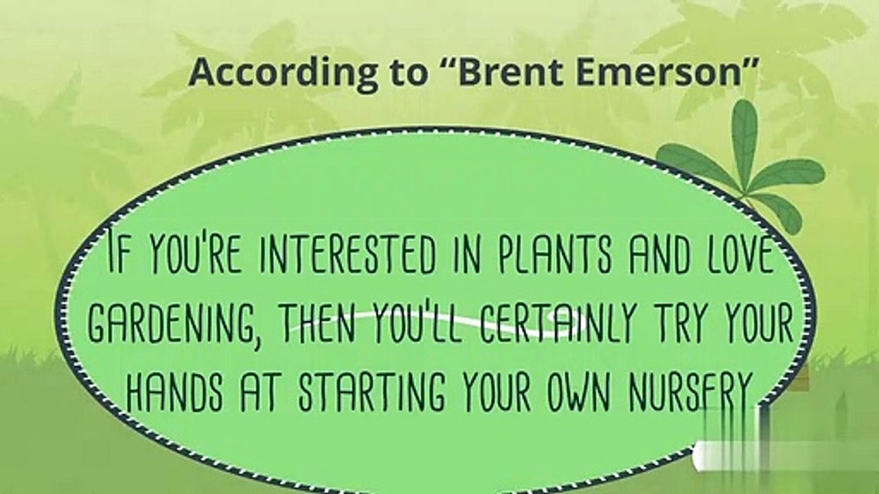 Tips & Tricks to Start Your Own Plant Nursery - Brent Emerson North Arizona or North Carolina