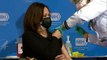 Kamala Harris receives 2nd COVID-19 vaccine dose