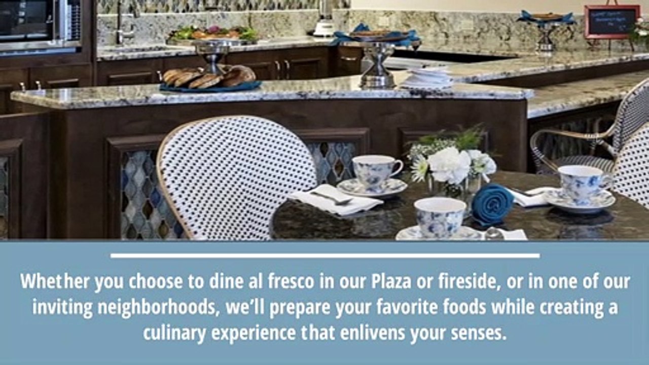 Dining Venues for Senior Living