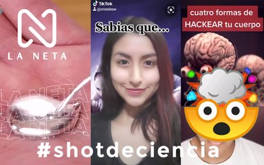 En TikTok #ShotDeCiencia ⚗Que puedes hacer en casa¿te atreverías?