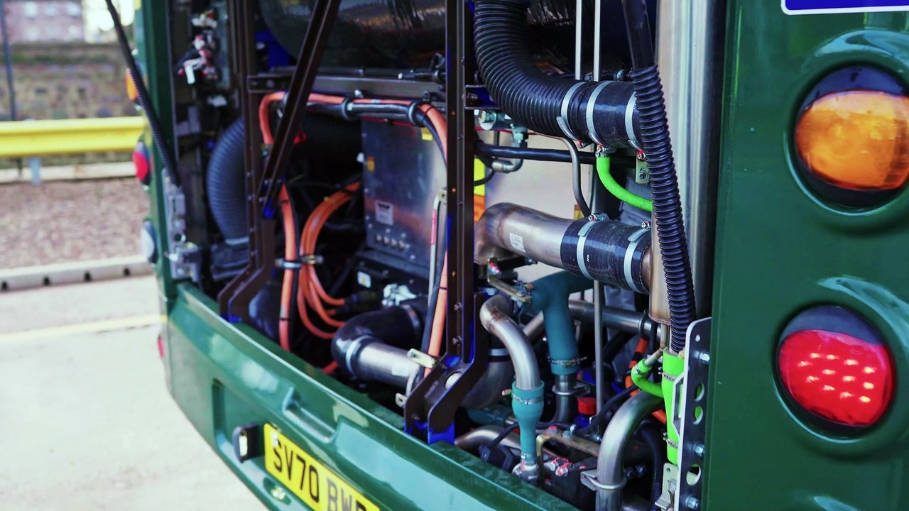 World's first hydrogen-powered double decker buses to go into service in Aberdeen