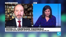 Campagne vaccinale : tensions entre Bruxelles et AstraZeneca sur les délais de livraison