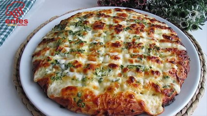 KAÇ Tarif DENEDİM Bu KADAR lezzetli OLANI GÖRMEDİM  _Garlic Mozzarella Bread - Delicious!-Çörek