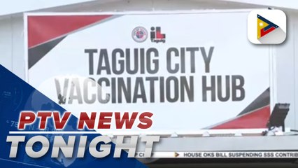 #PTVNewsTonight | Taguig City previews its vaccine megahub to the public