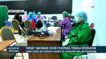 Vaksinasi Covid-19 Di Sejumlah Daerah, Wali Kota Kediri Jadi Orang Pertama Yang Divaksin