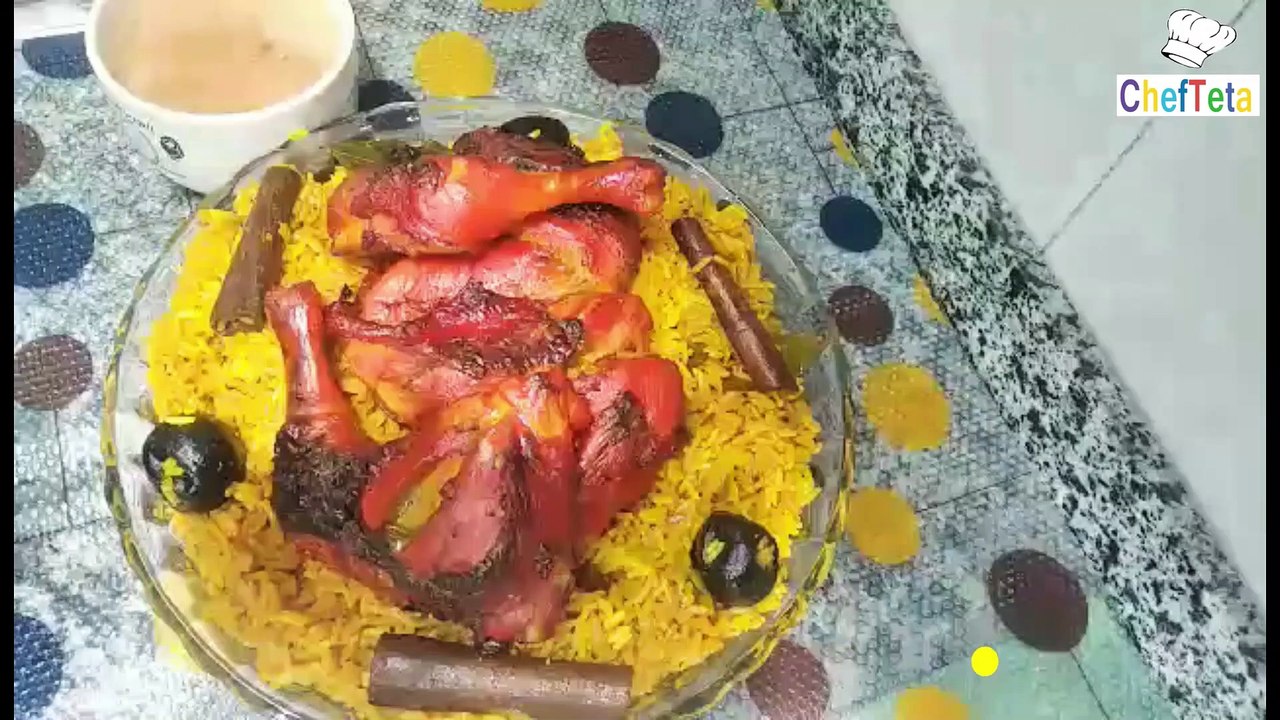 مندي الدجاج بفرن الغاز طريقة جديدة