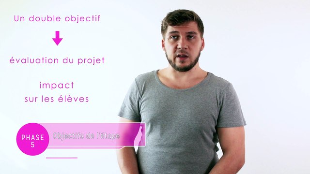 Mon ESS à l'Ecole - formation à la pédagogie de projet - phase 5 - évaluation