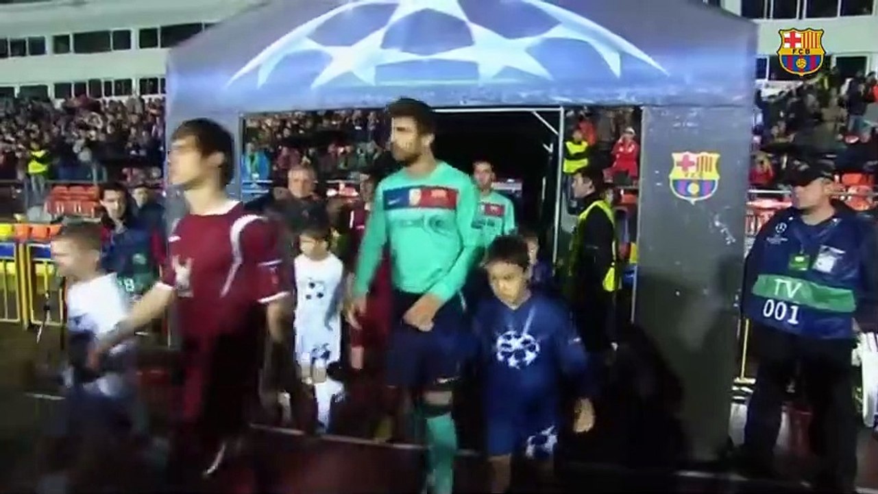 Champions League 2010/11 - Rubin Kazan vs Barcelona - 1.Half