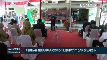 Pernah Terpapar Covid-19, Bupati Tidak Divaksin